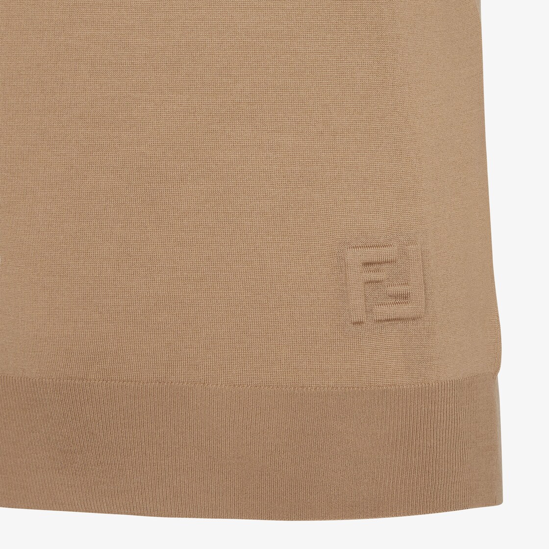 Polo shirt Light brown wool polo shirt Brown - Image 4/5