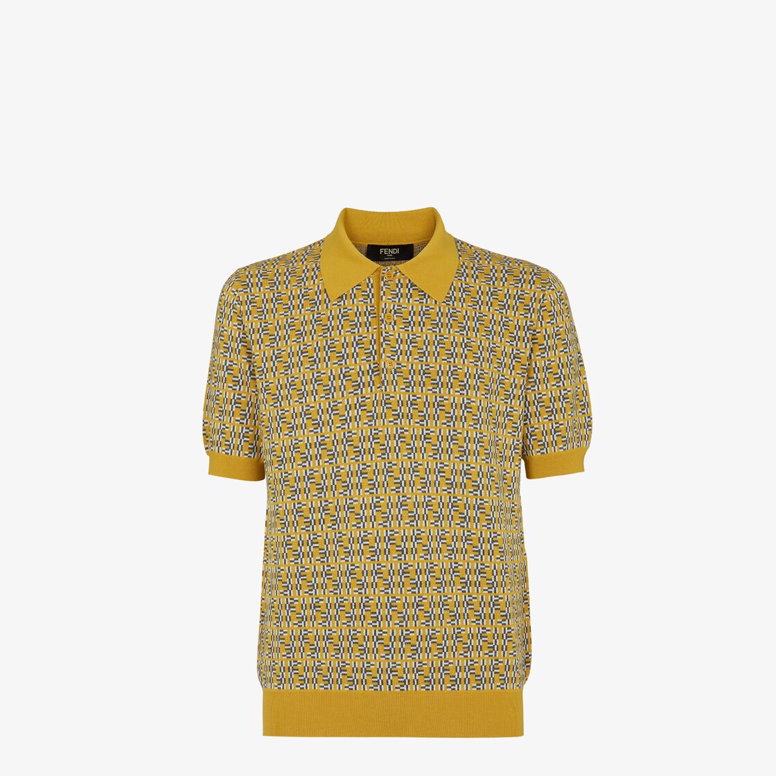 Polo shirt Wool Yellow Fendi