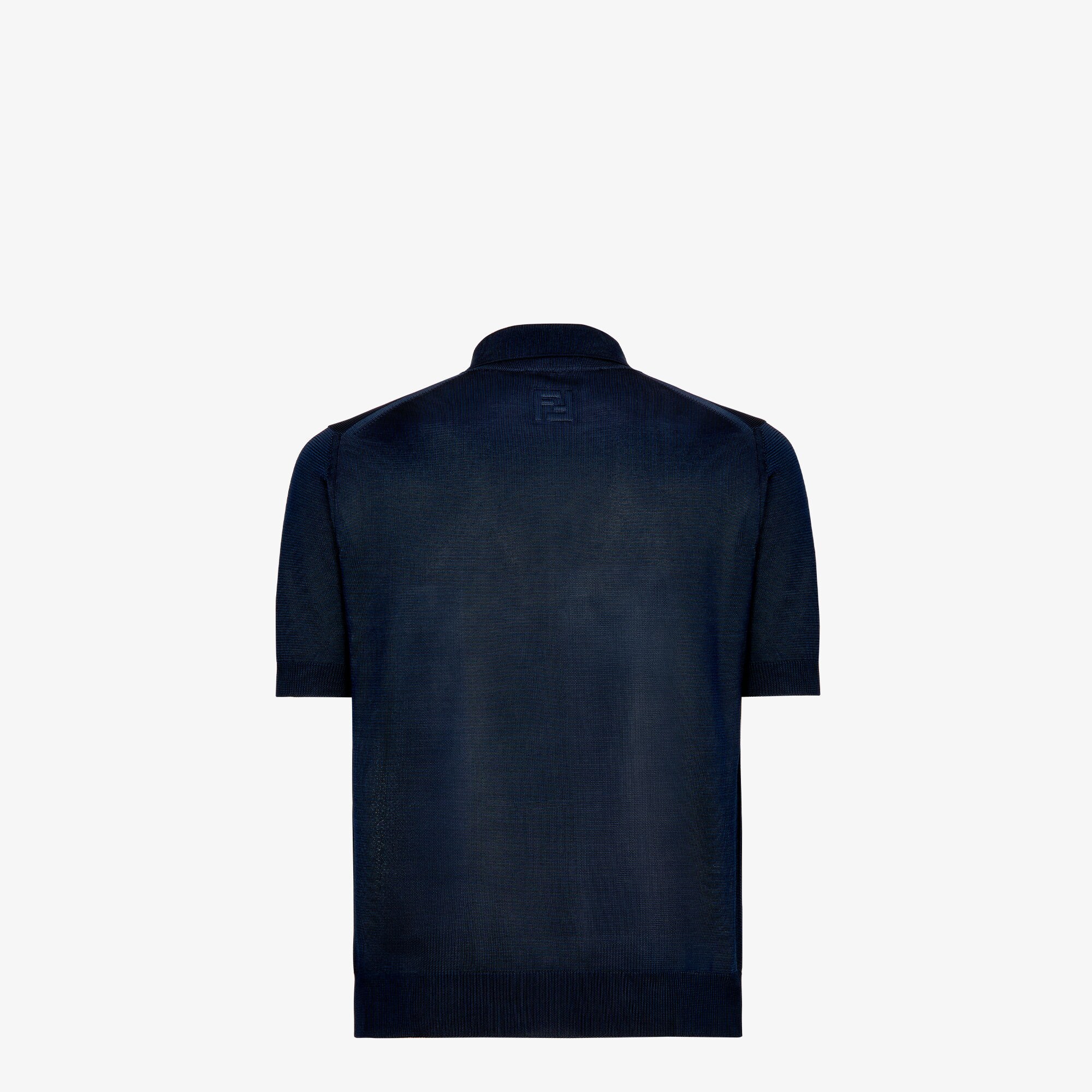Tシャツ・カットソー FENDI Air Force Blue Piquet Polo Shirt Fendi - Blue Piqué FF Baby Polo Shirt | Childrensalon Outlet