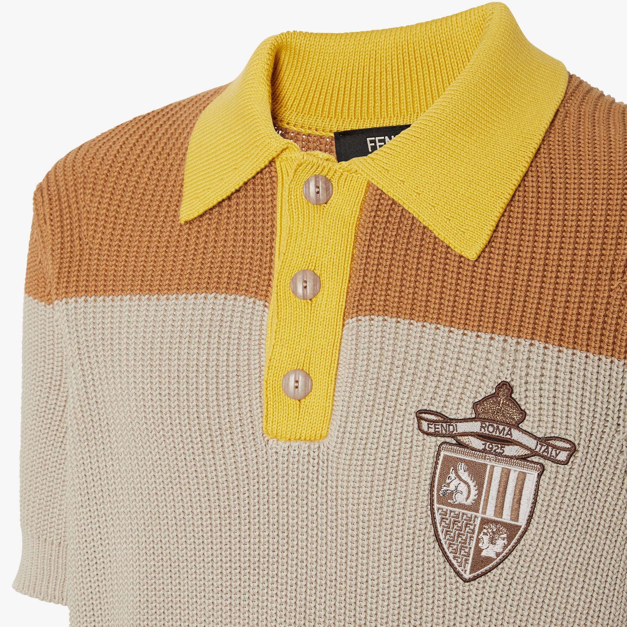 【関税＆送料込み】Fendi T-Shirts And Polos Beige Polo shirt Cotton Multicolour | Fendi