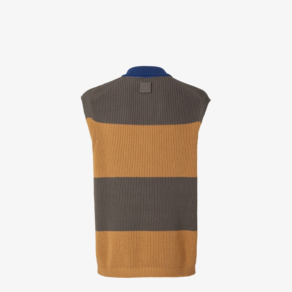 Polo shirt Brown and yellow cotton waistcoat Multicolour - Image 2/4