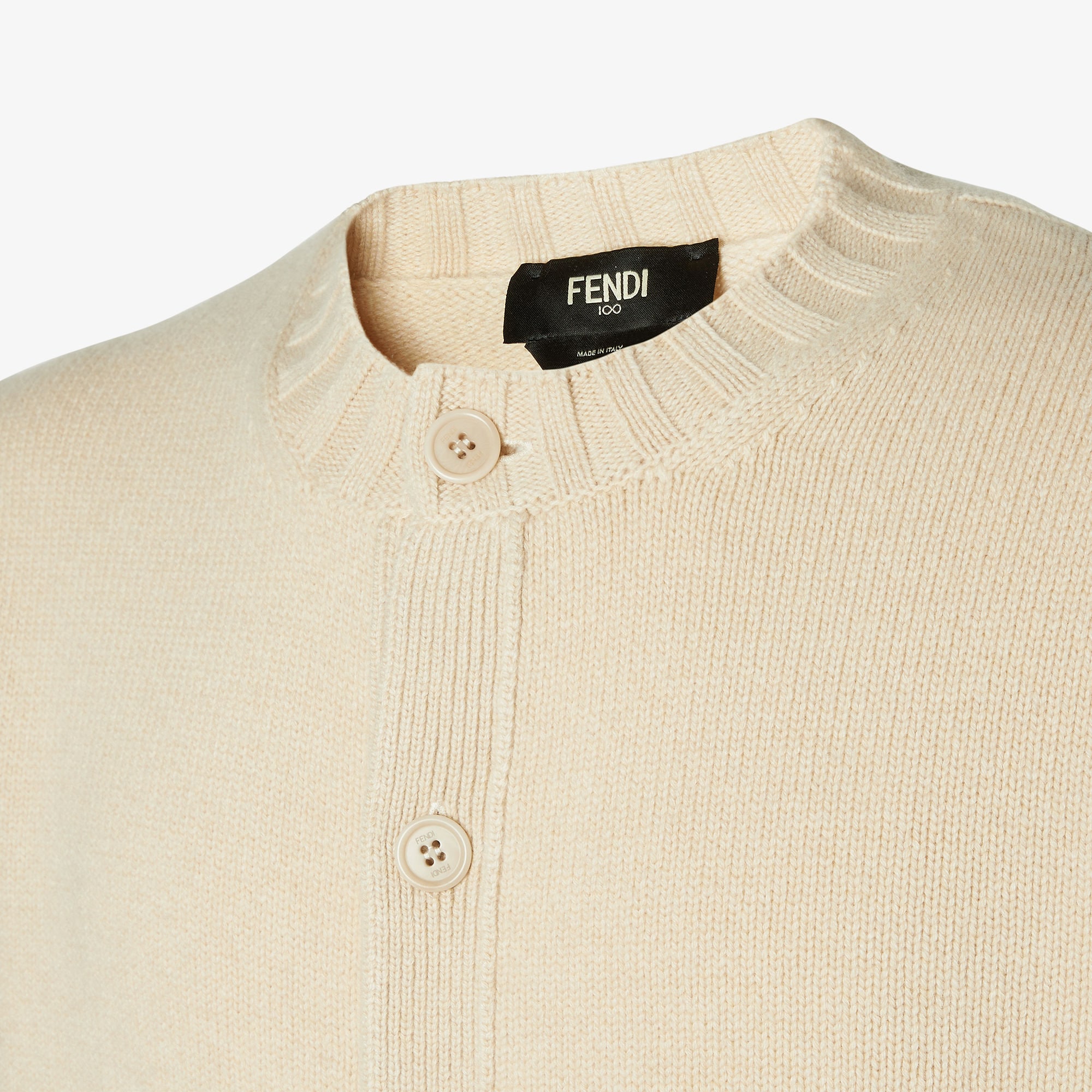 カーディガン ウール ベージュ | Fendi