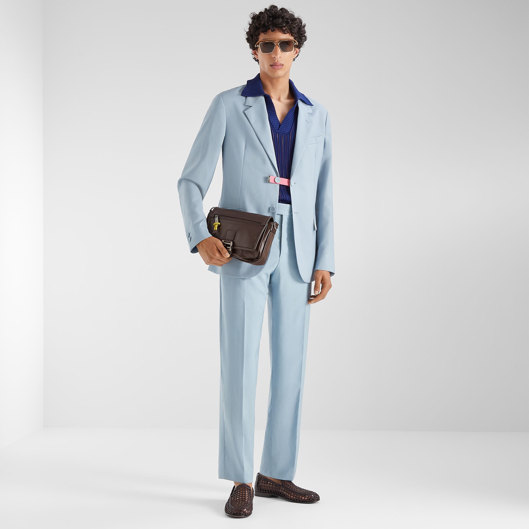Polo shirt Cotton Blue | Fendi