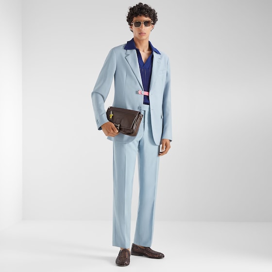 Fendi Short-sleeved jumper with an open, buttonless polo collar | Thumbnail 4