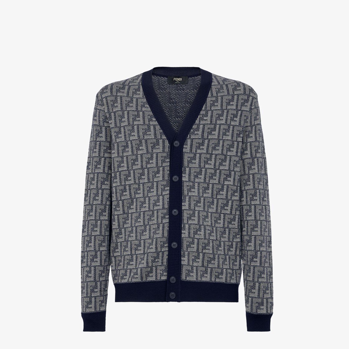 Cardigan Wool Blue | Fendi