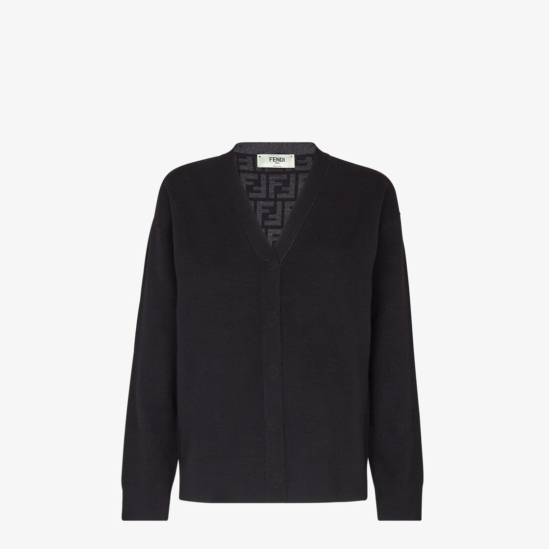 Fendi v cheap neck sweater