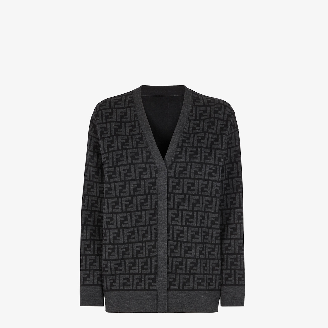 Cardigan - Black knit cardigan | Fendi