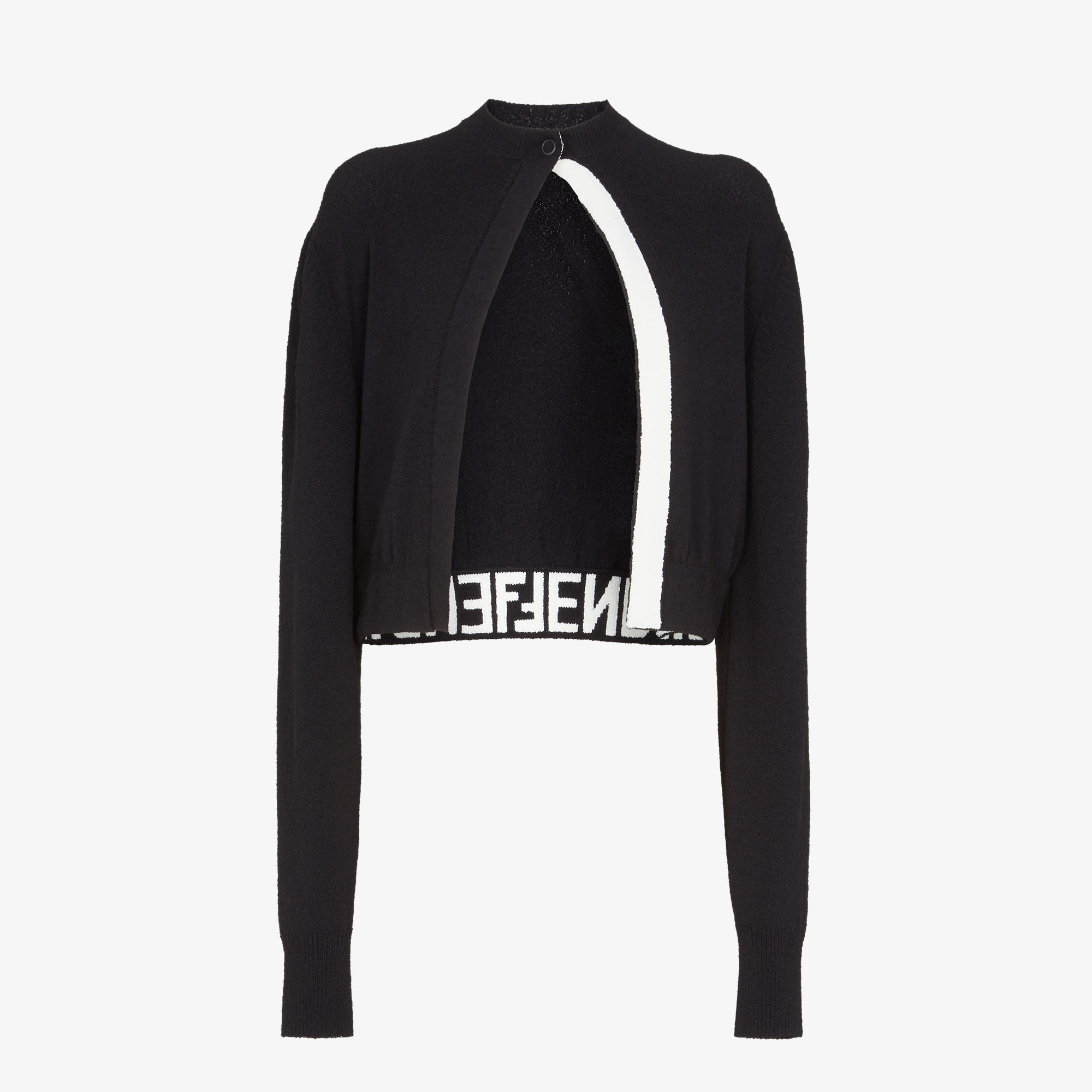 fendi sweater black and white