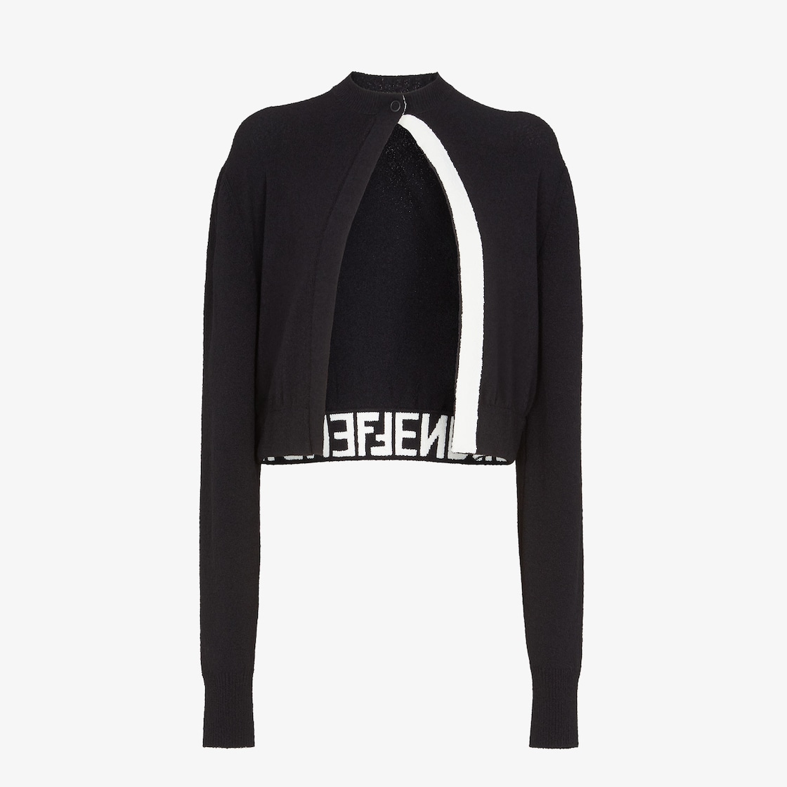 Fendi Black Jersey Logo Pattern Printed Leggings L Fendi | The Luxury Closet