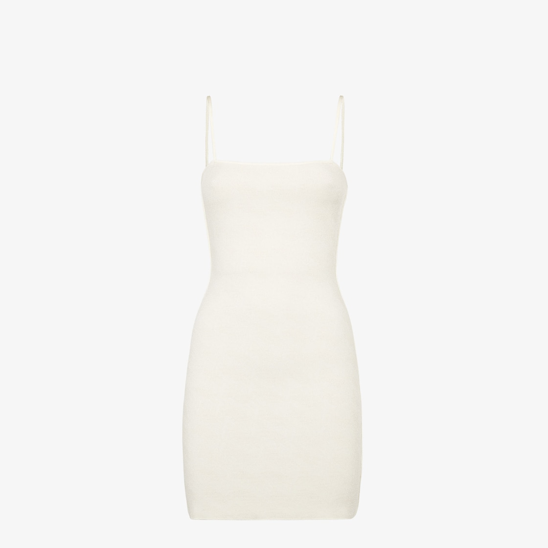 Dress - White FF viscose dress