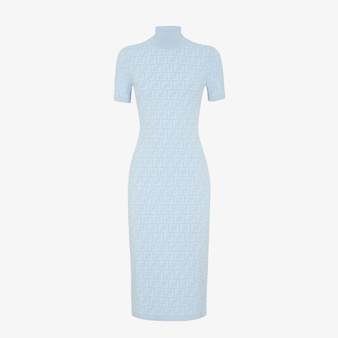 Dress - Light blue FF viscose dress