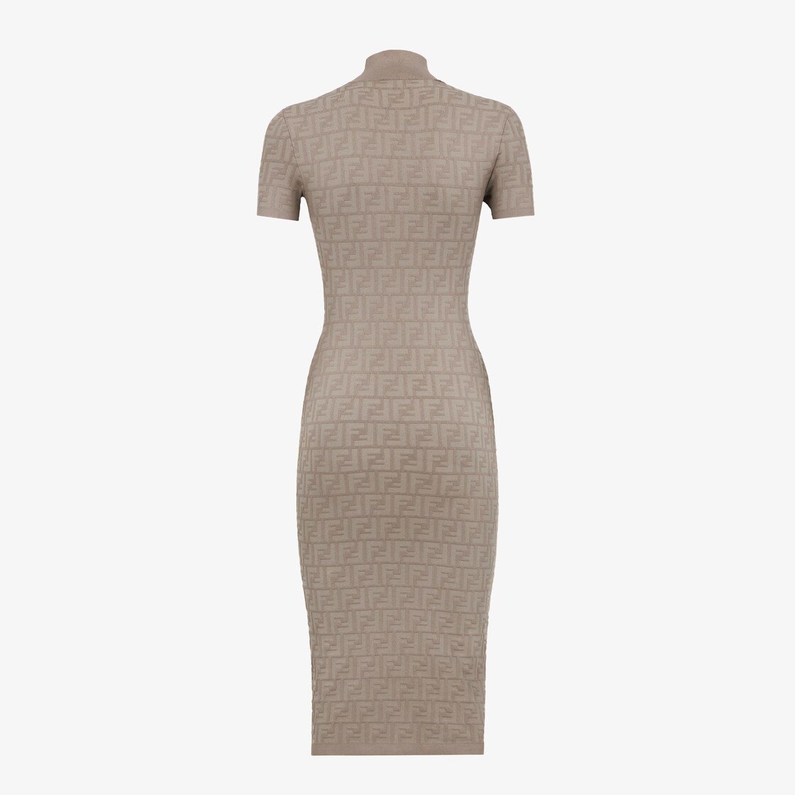 Fendi Brown Knit Forever Fendi Dress