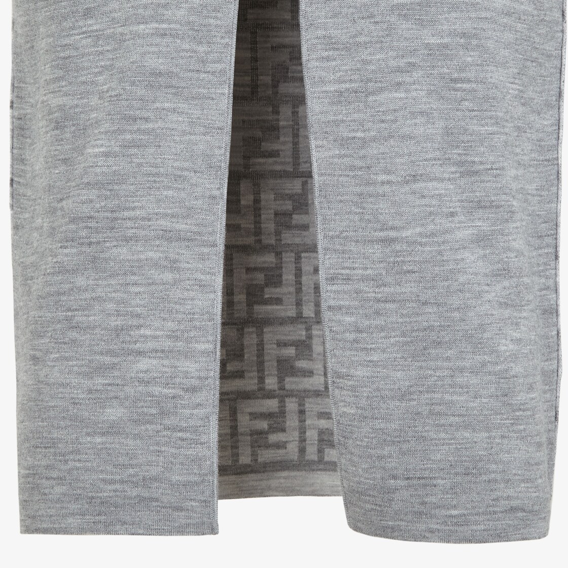 Dress Grey wool dress Fendi