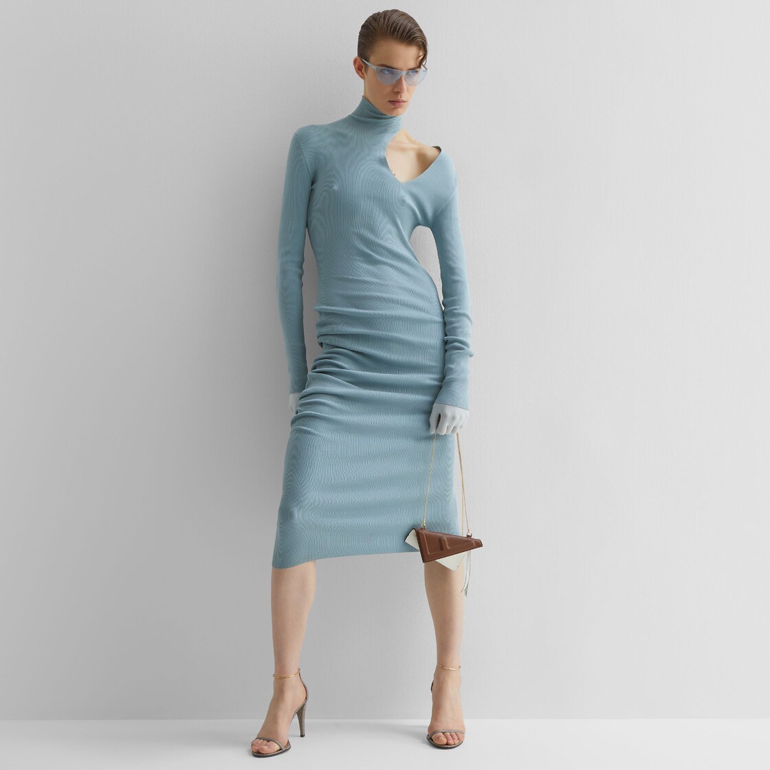 Vestido Fendi Monograma Marrom