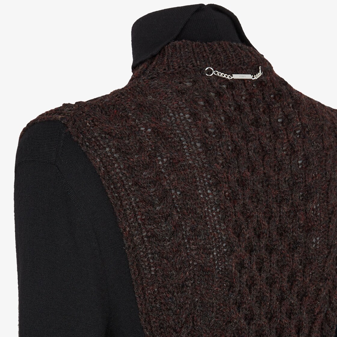 ワンピース Fendi Dark Purple Wool Dress Fendi Dark Purple Wool Dress | italist
