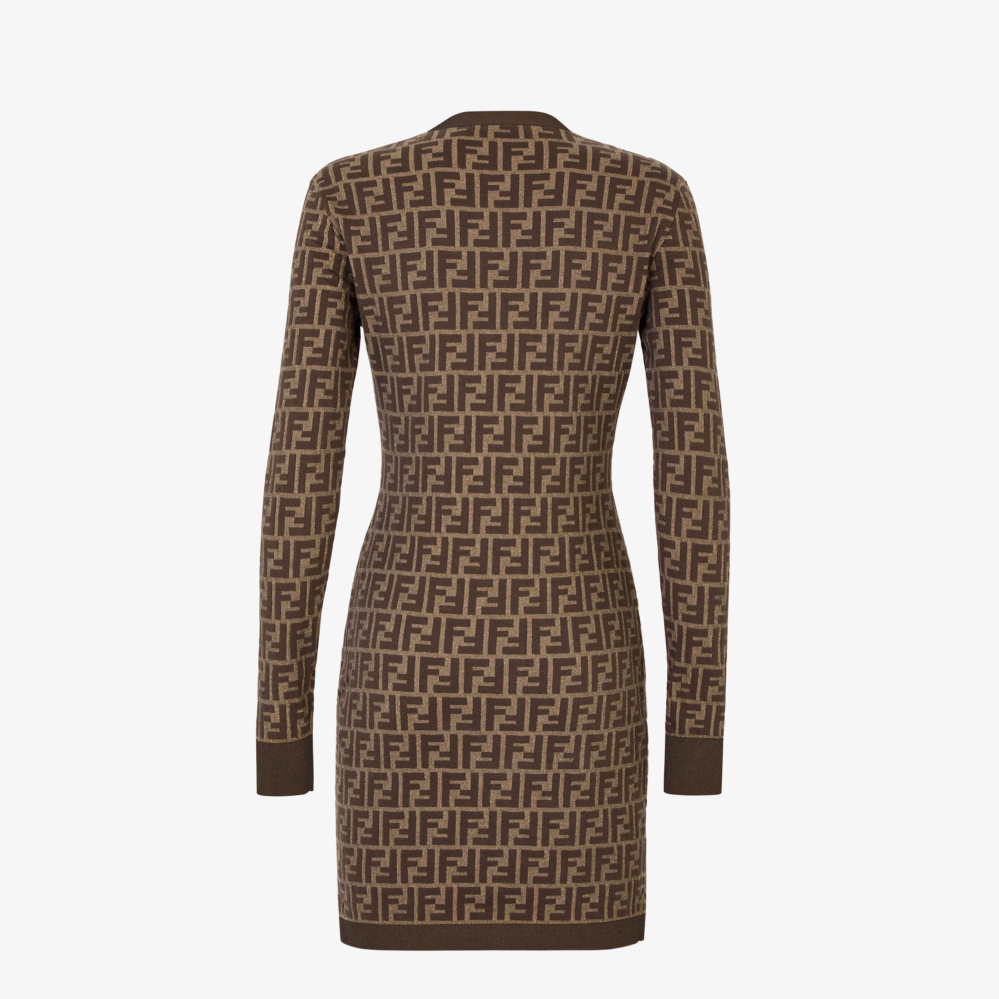 ドレス コットン ブラウン | Fendi ドレス コットン ブラウン | Fendi