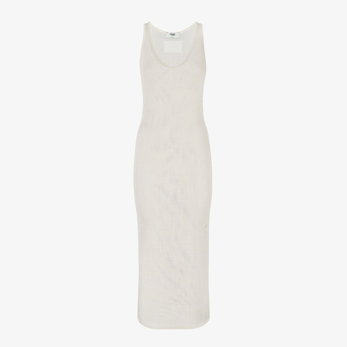 Dress White mesh silk dress White - Image 1/4