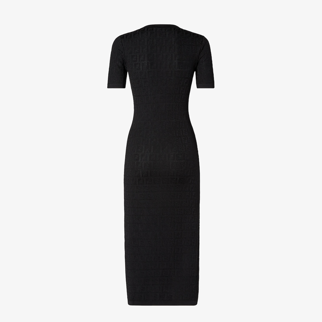 Dress Black FF cotton and viscose dress Black - Image 2/3