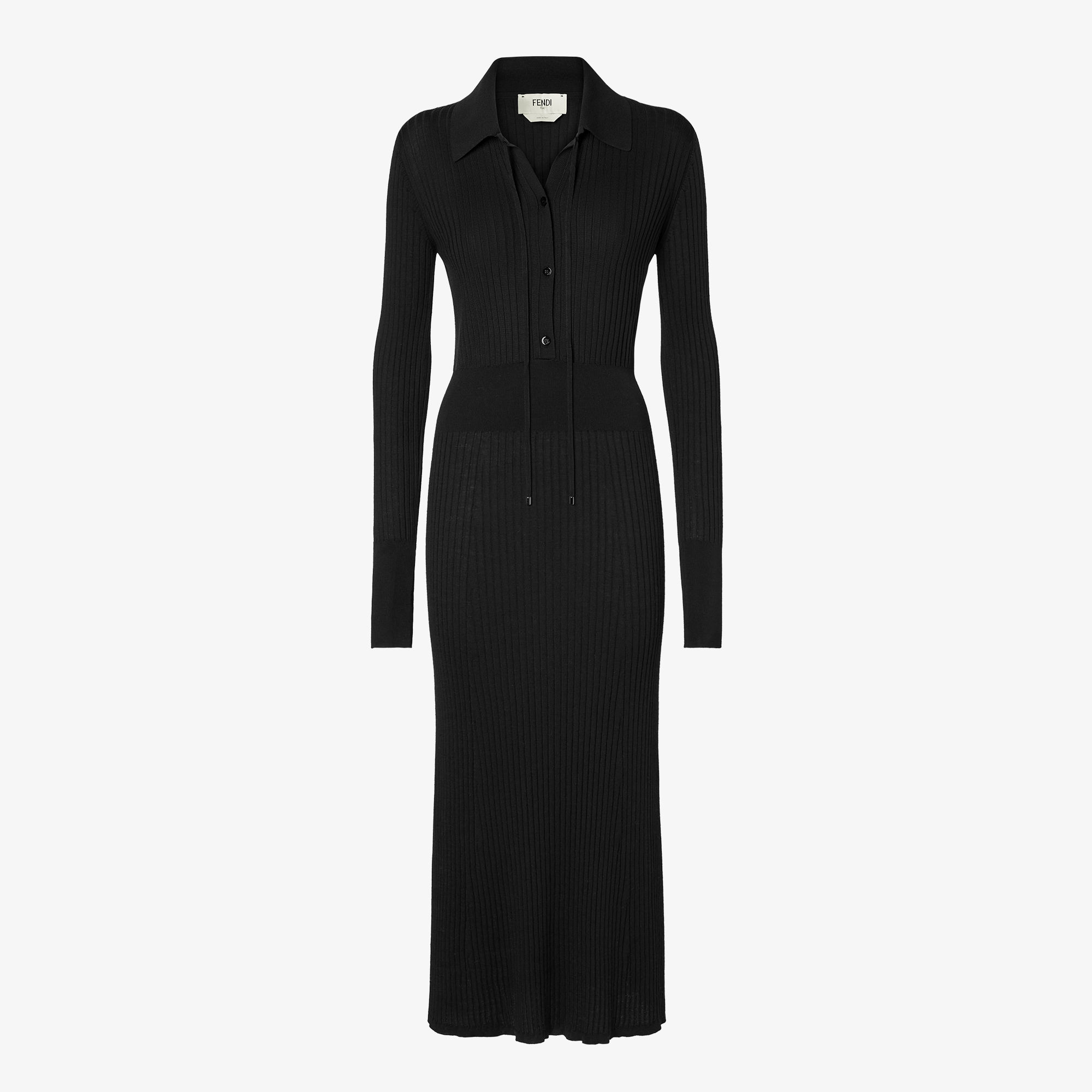 FENDI キャミワンピース ブラック EKCOOKIES ワンピース 「 」フロントクロスストラップキャミワンピース