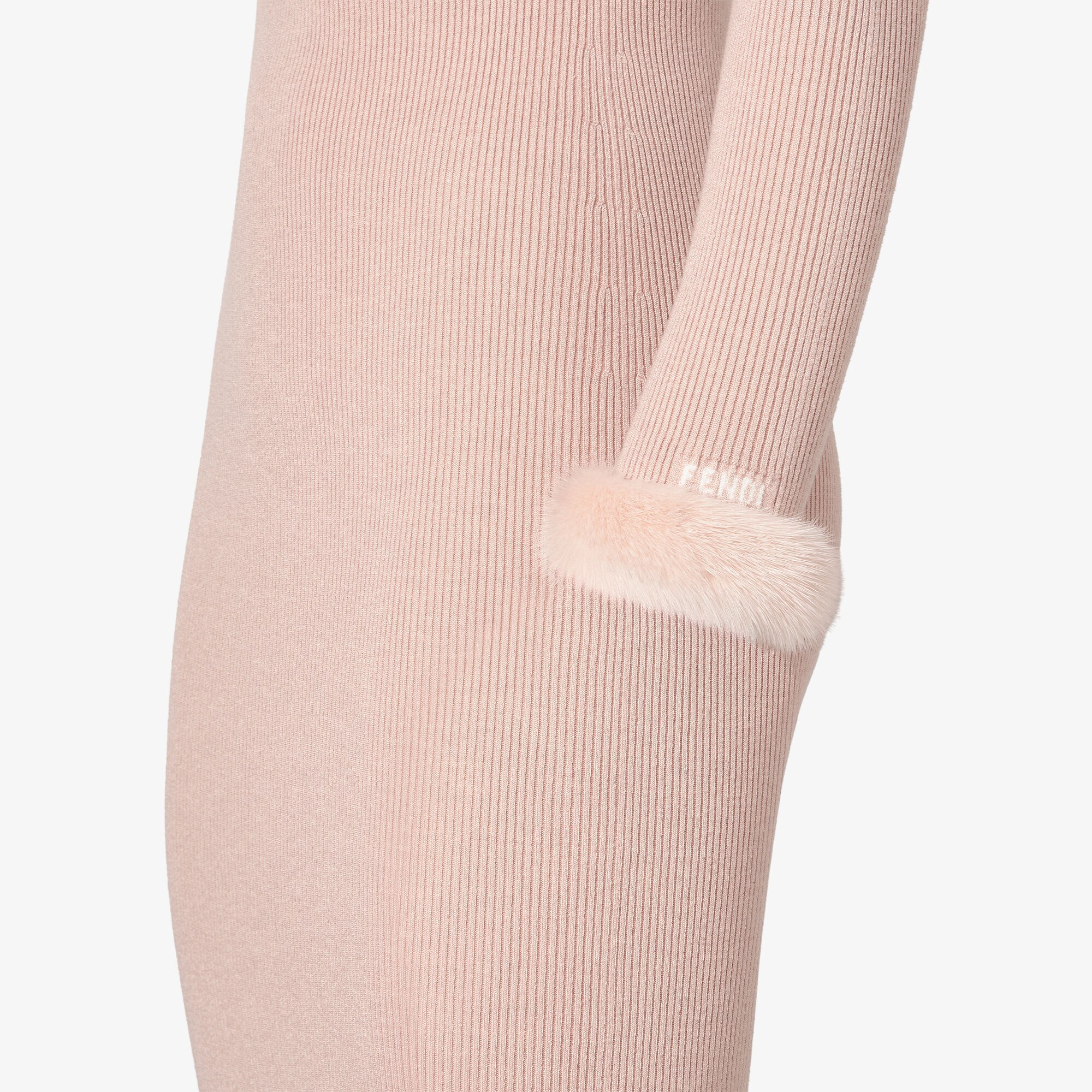 ドレス ウール・シルク ピンク | Fendi