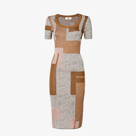 Fendi Dress In Brown