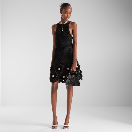 Fendi Short sleeveless halter neck dress | Thumbnail 4