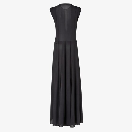 Fendi Sleeveless close-fitting long dress with flowing skirt | Thumbnail 2