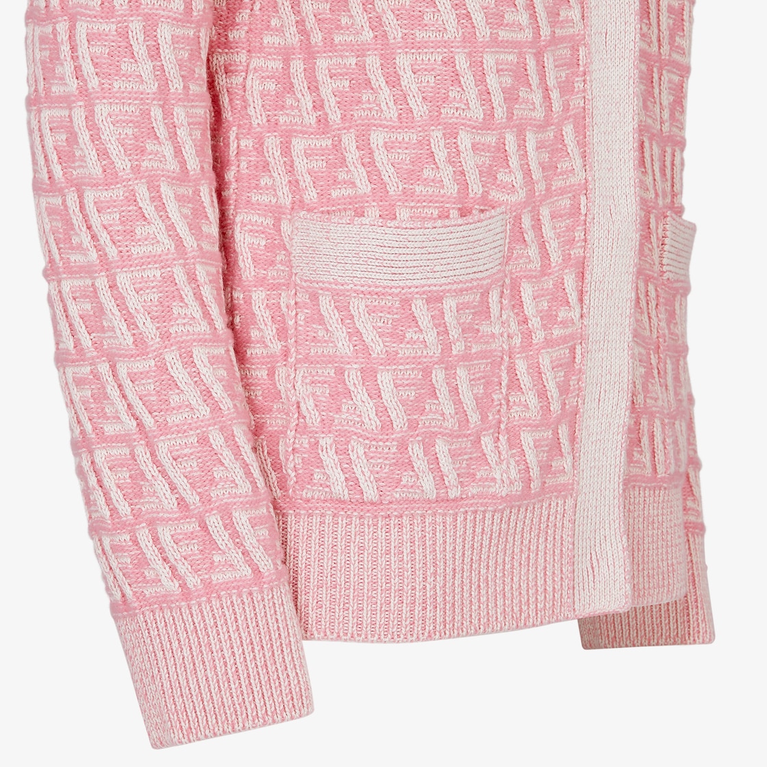 Cardigan Lunar New Year pink cashmere and wool cardigan Pink - Image 3/3