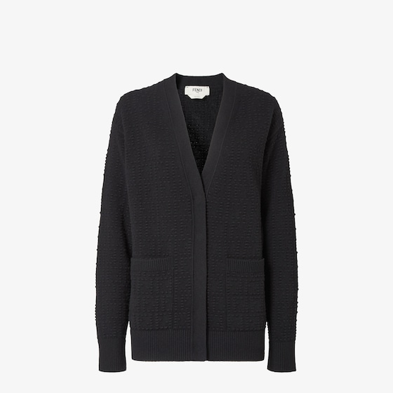 Fendi Cardigan In Black