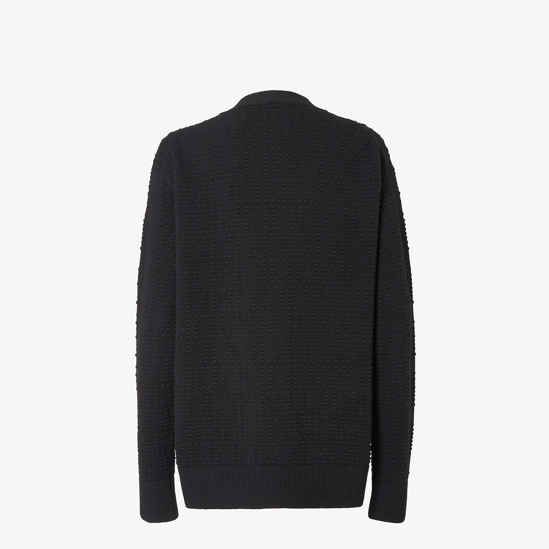 Cardigan Black FF cashmere and wool cardigan Black - Image 3/5
