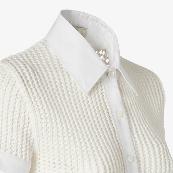 Fendi Short-sleeved, slim-fit, military-inspired shirt | Thumbnail 3