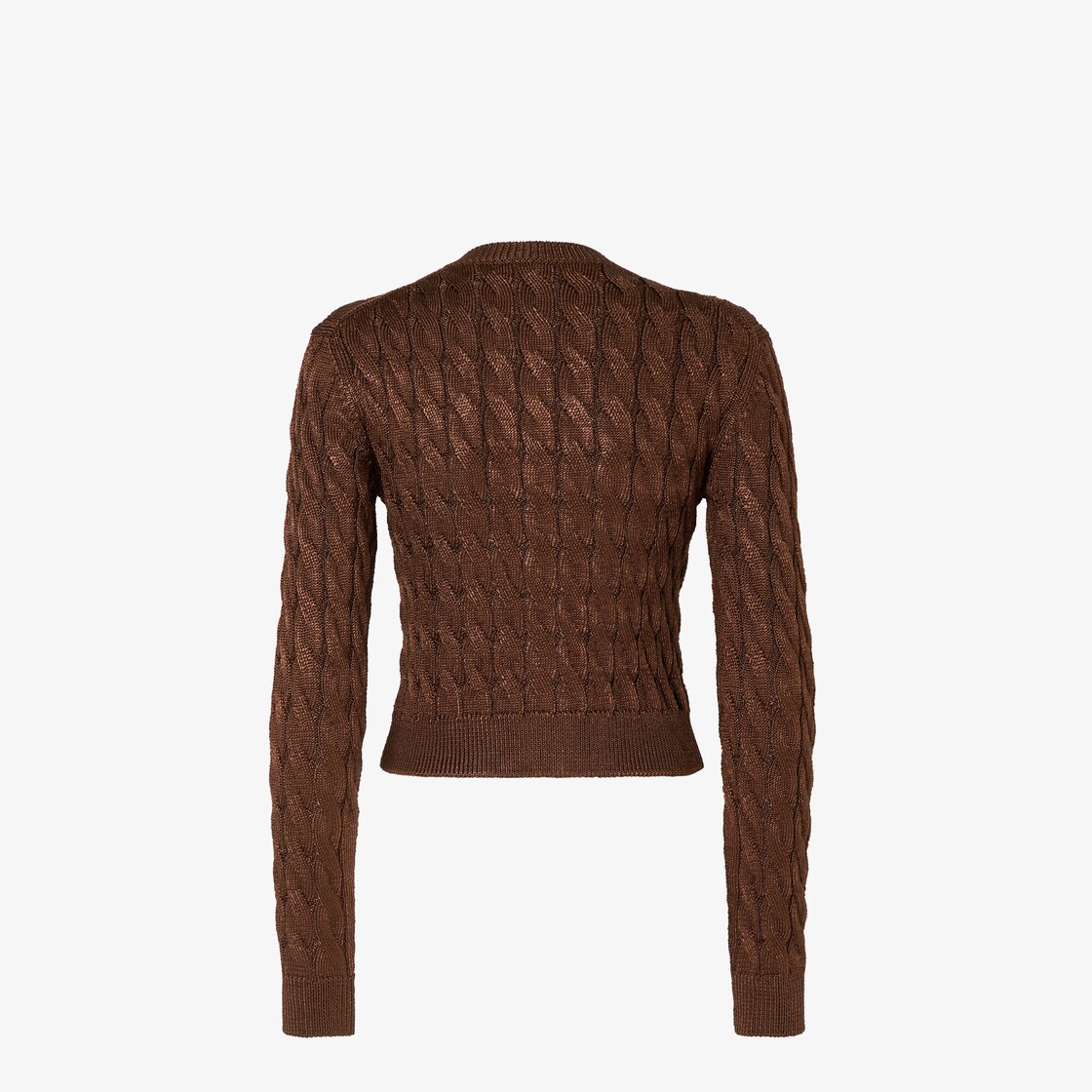 Cardigan Brown viscose cardigan Brown - Image 2/4