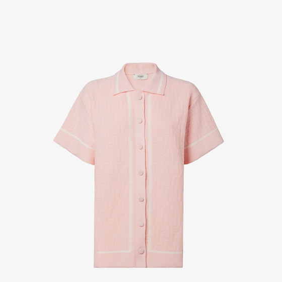 Fendi Polo Shirt In Pink