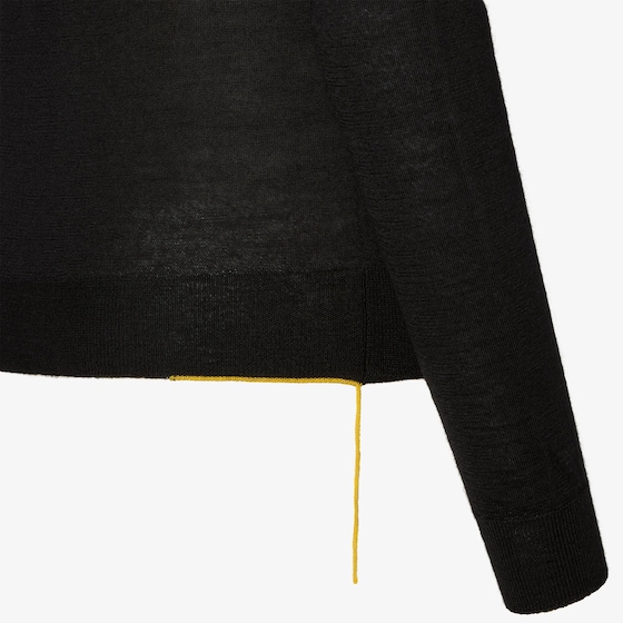 Fendi Slim-fit cardigan with an essential silhouette, V-neck | Thumbnail 3