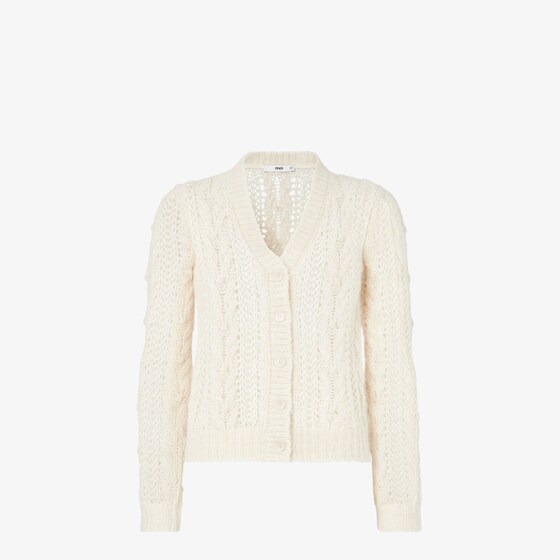 Fendi Cardigan In White