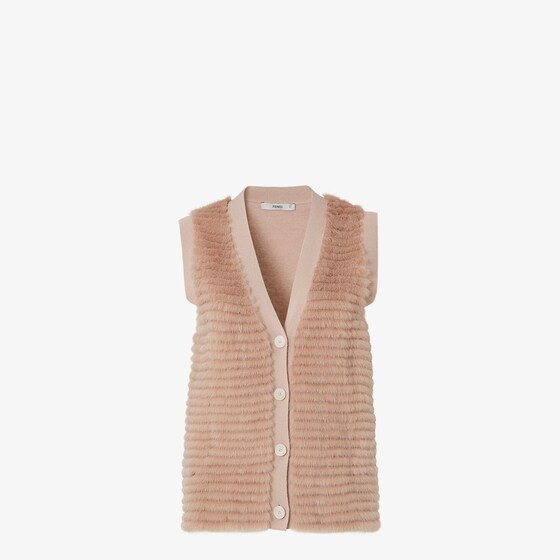 Fendi Gilet In Pink