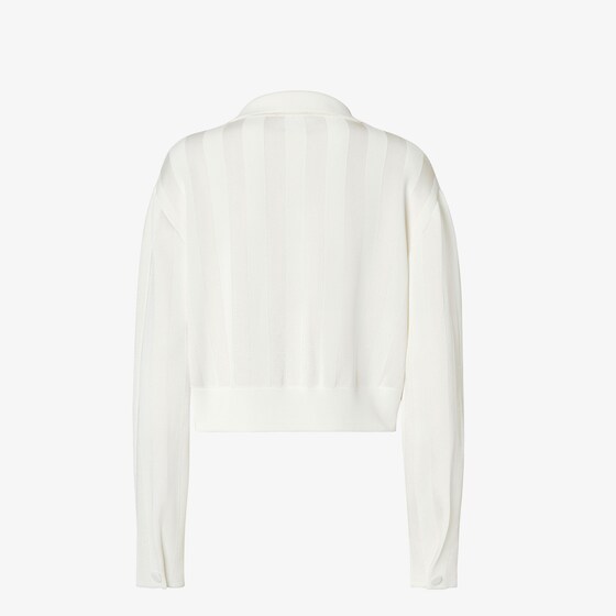 Fendi Short blouson with lapels and long low-set sleeves | Thumbnail 2