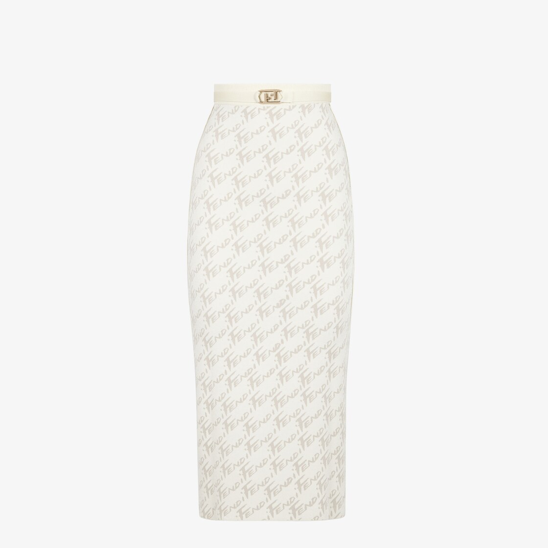 Fendi white shop pencil skirt