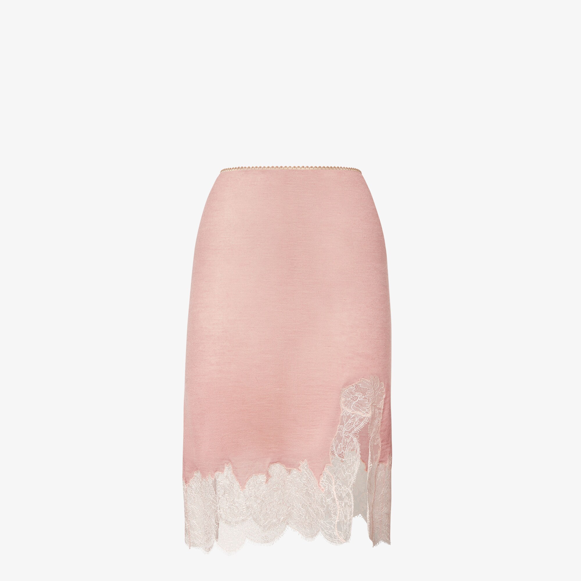 スカート FENDI Antiqued Pink Tulle Skirt Fendi Asymmetric silk satin midi skirt Fendi