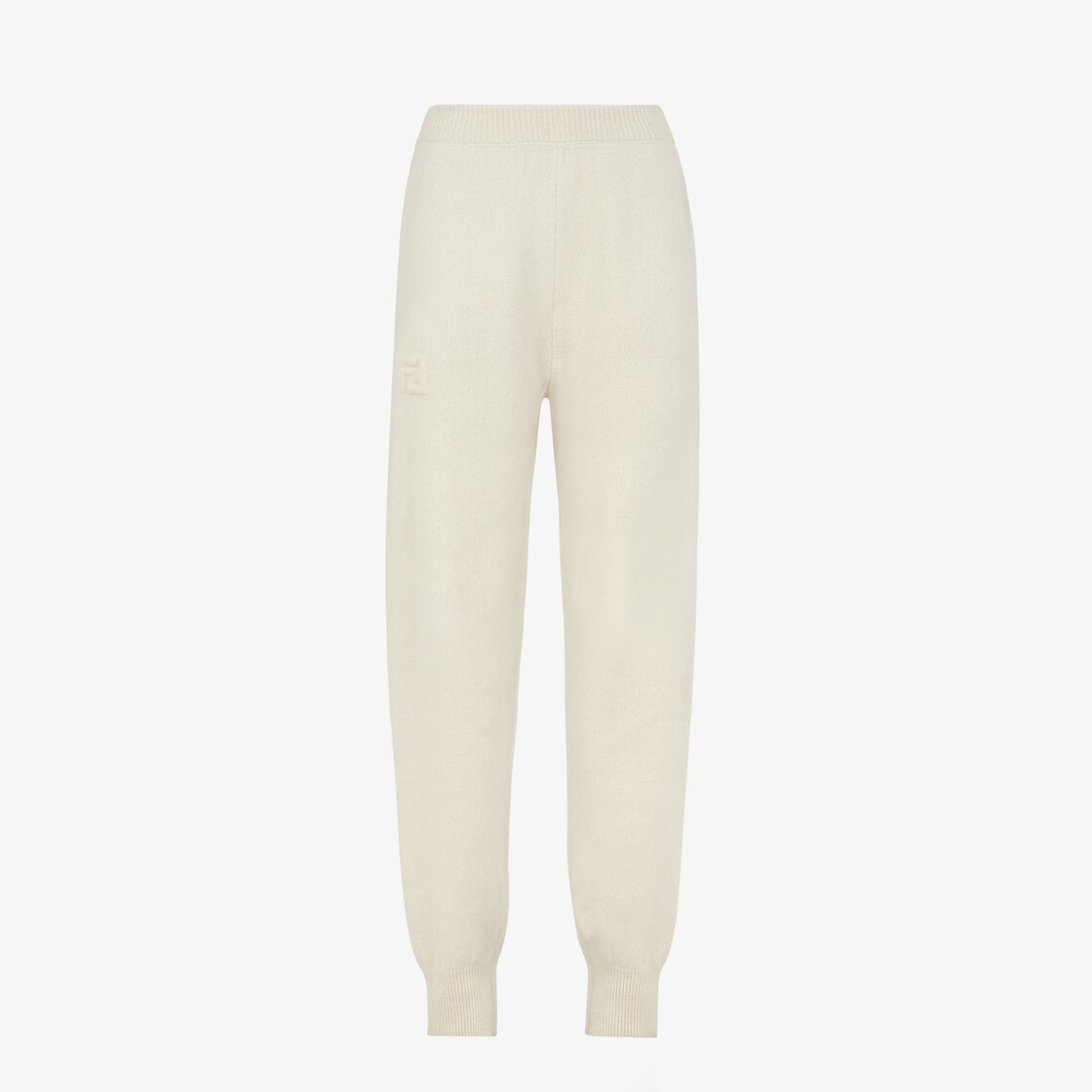 Pre-owned Fendi Leggings In White