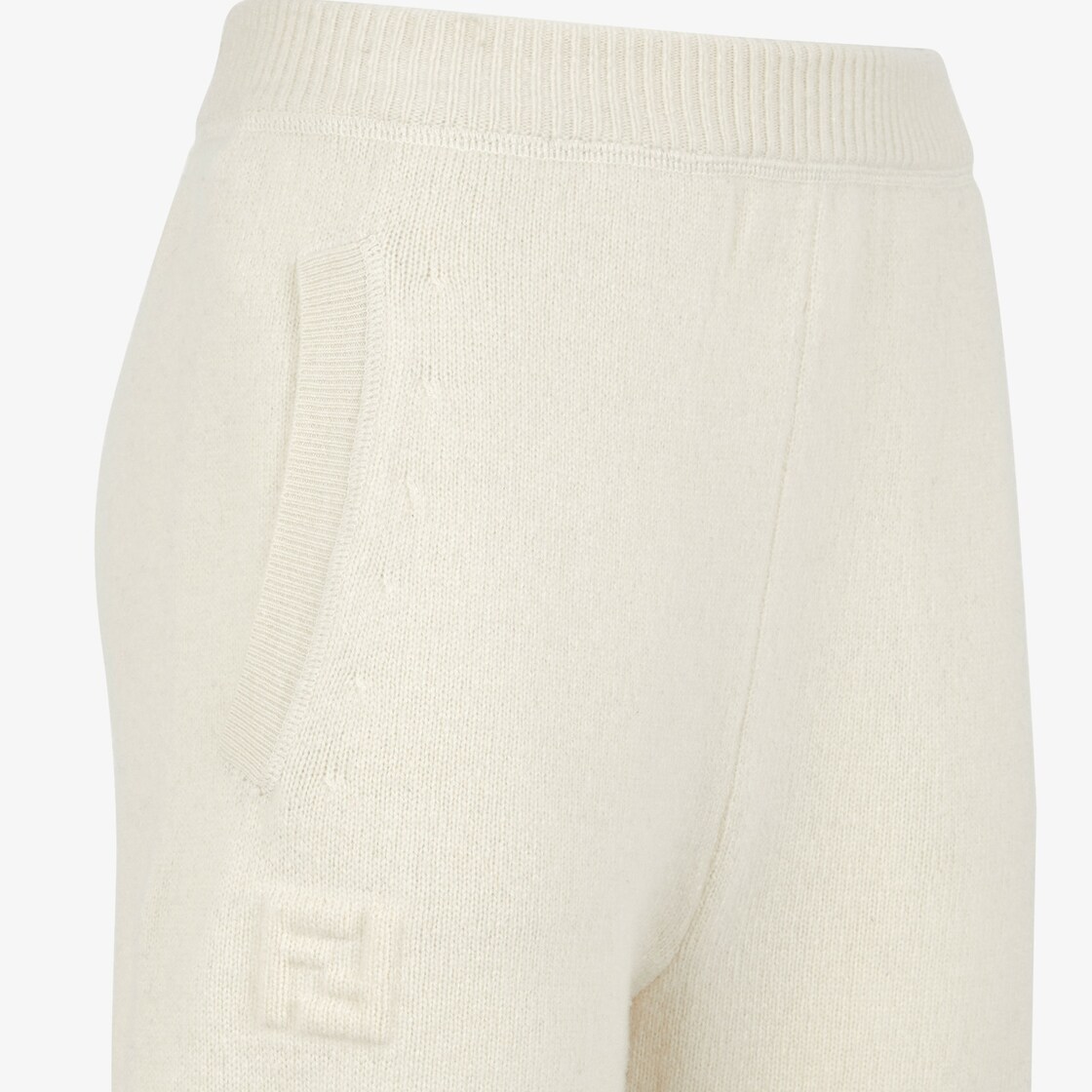 Pre-owned Fendi Leggings In White