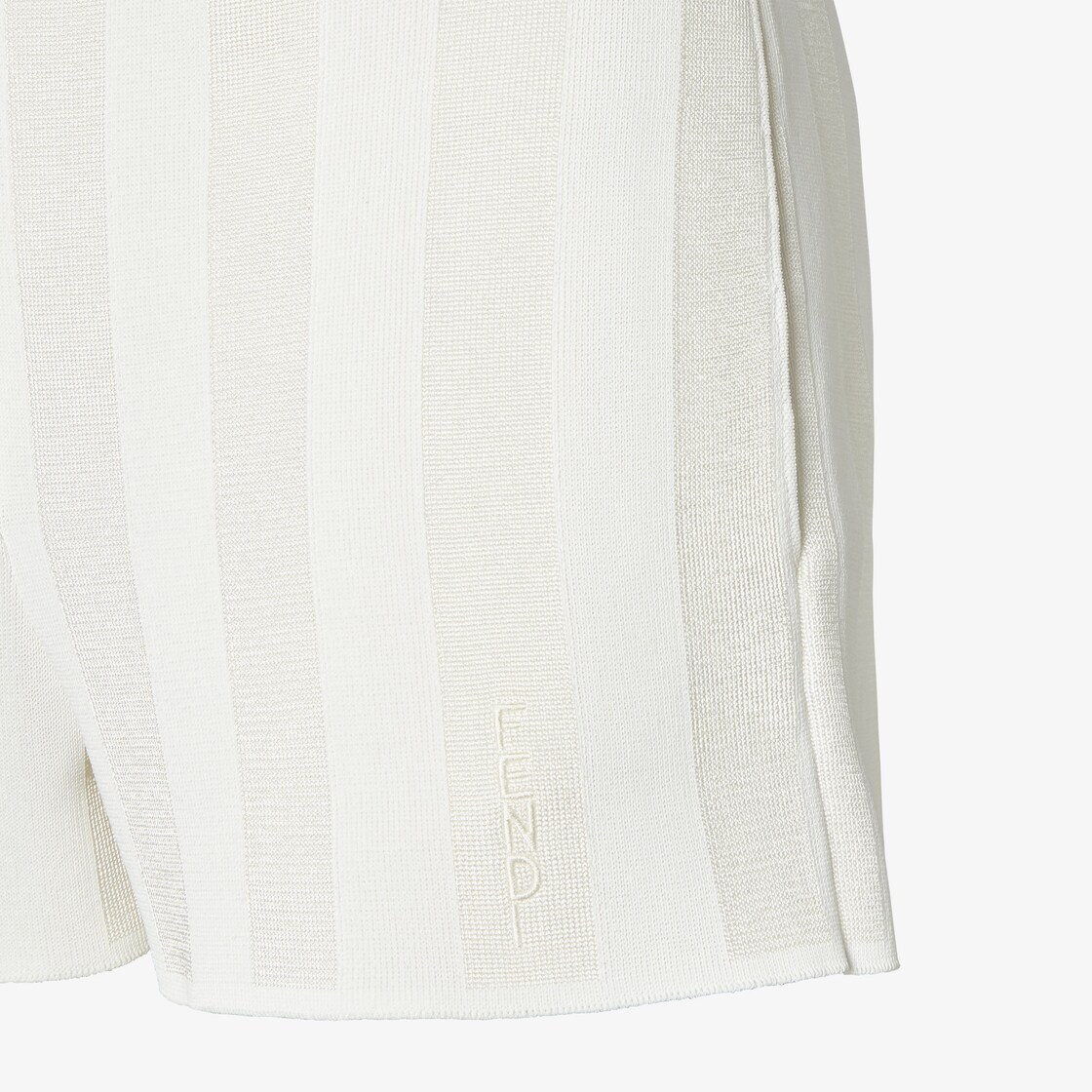 Shorts White Pequin viscose shorts White - Image 3/3