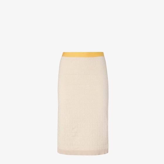 Fendi Straight midi skirt with elasticated waist