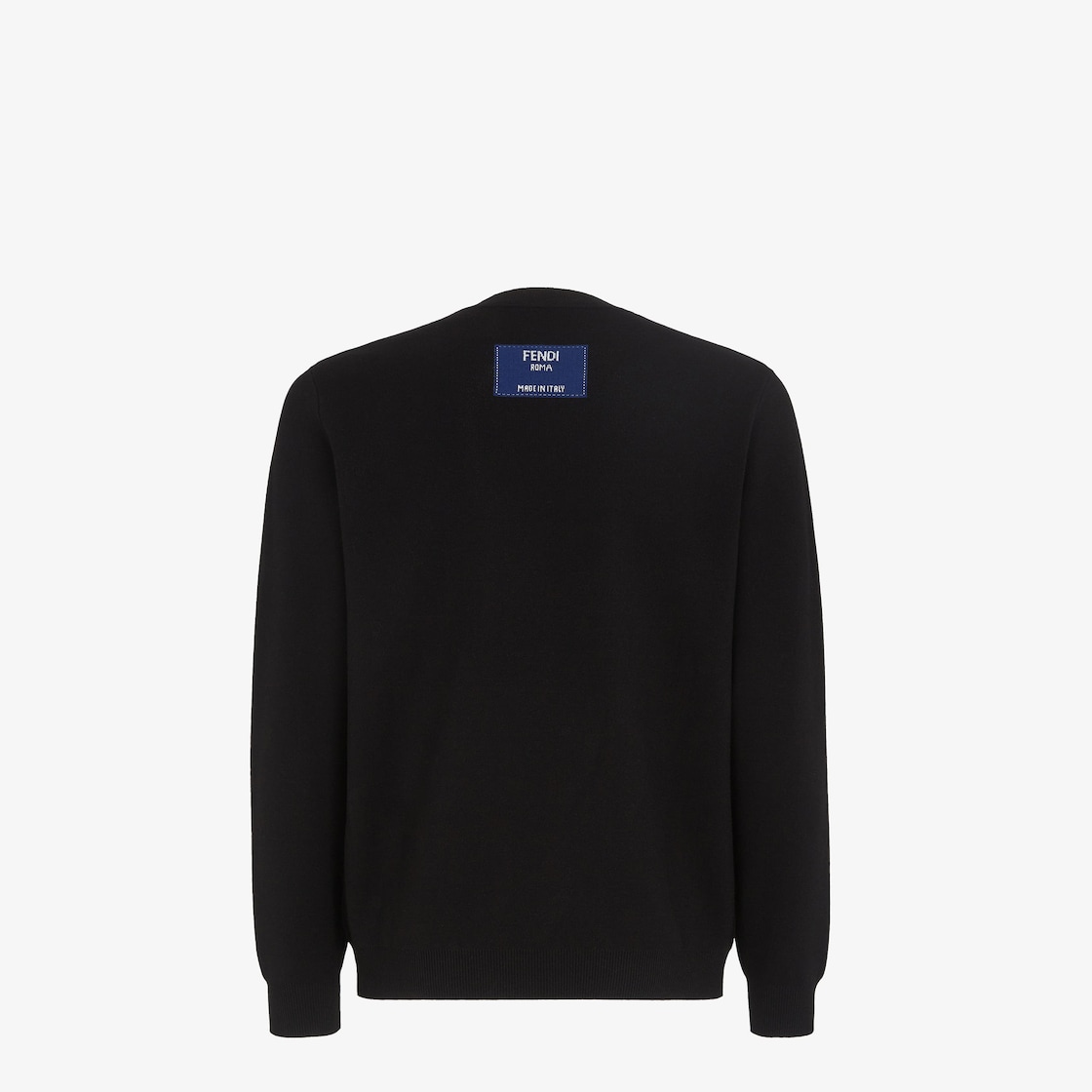 Sweatshirt - Black fabric sweatshirt | Fendi