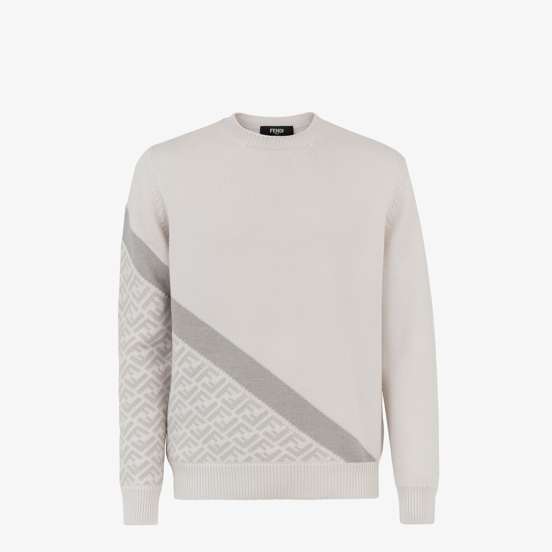 Pullover White wool jumper White - Image 1/3