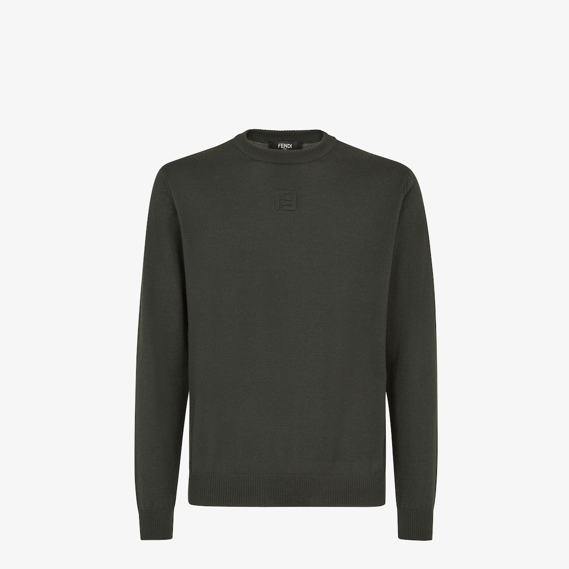 Pullover Green wool jumper Fendi