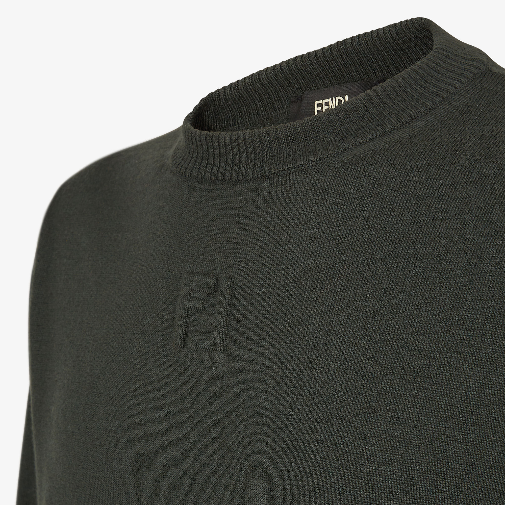 Pullover Green wool jumper Fendi