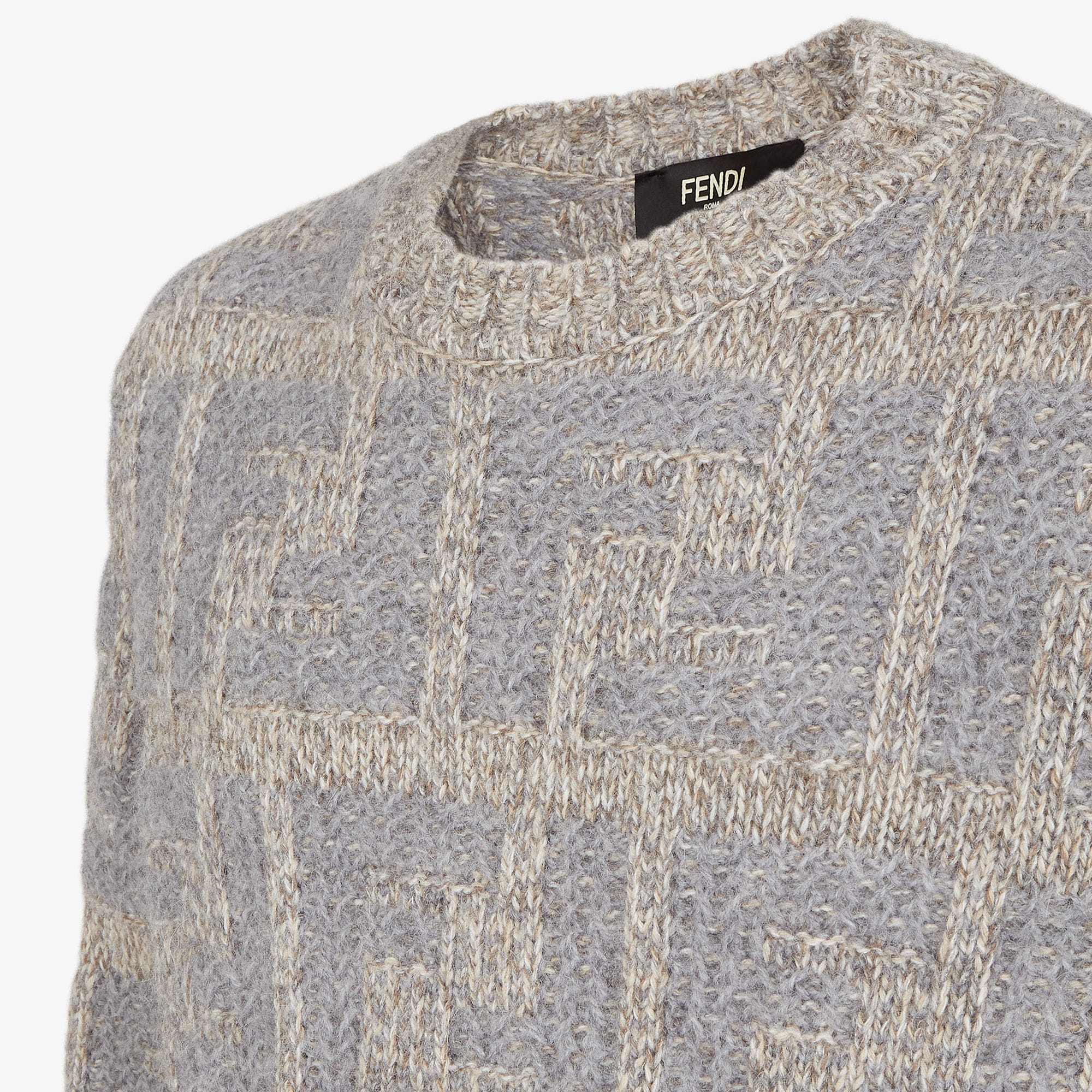 Sweater Wool Gray | Fendi Sweater Wool Gray | Fendi