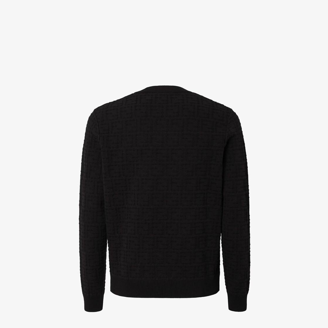 Sweater Black FF cotton Selleria sweater Black - Image 2/3