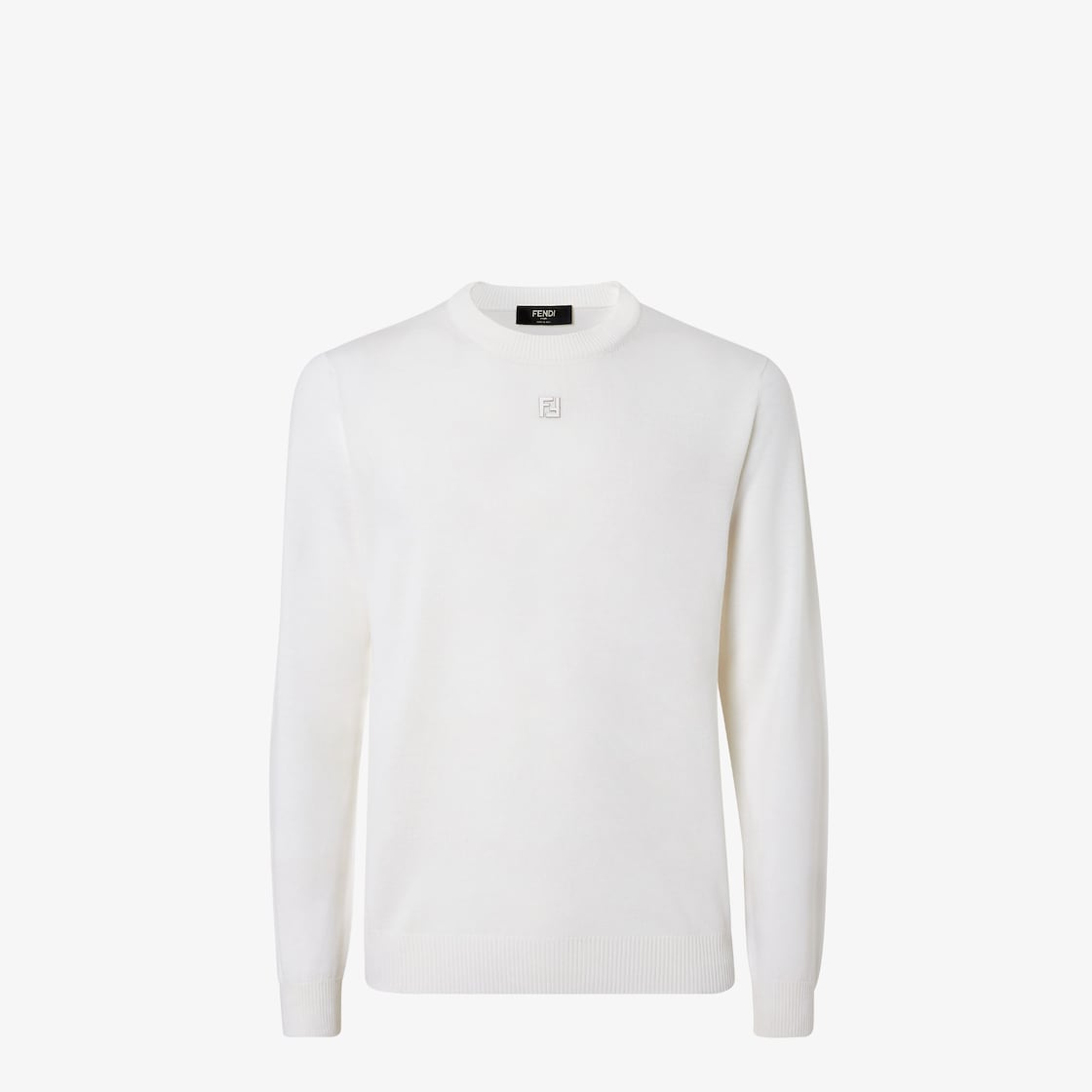 Pullover White wool jumper White - Image 1/4